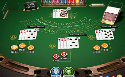 Die Netent 3 Box Variante vom klassischen Blackjack im Dunder Casino