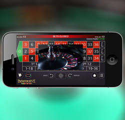 Immersive Roulette auf iOS und Android Smartphones und Tablets spielen