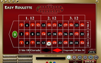 Das Easy Roulette von iSoftBet ist perfekt für Einsteiger