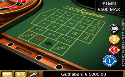 Roulette in Klein von NetEnt