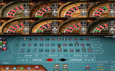 Bei Dunder ist das Multi Wheel Roulette Gold von Microgaming vorhanden