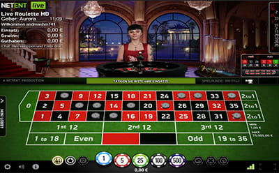 NetEnt Live Roulette mit hohem Setzlimit