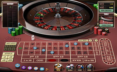 Premier Roulette Diamnond in Aktion