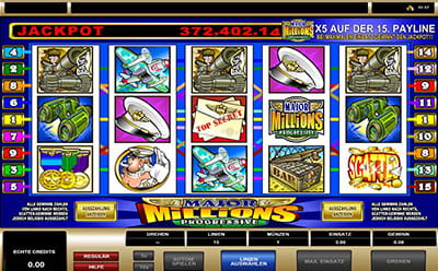 Der progressive Jackpot Slot Major Millions